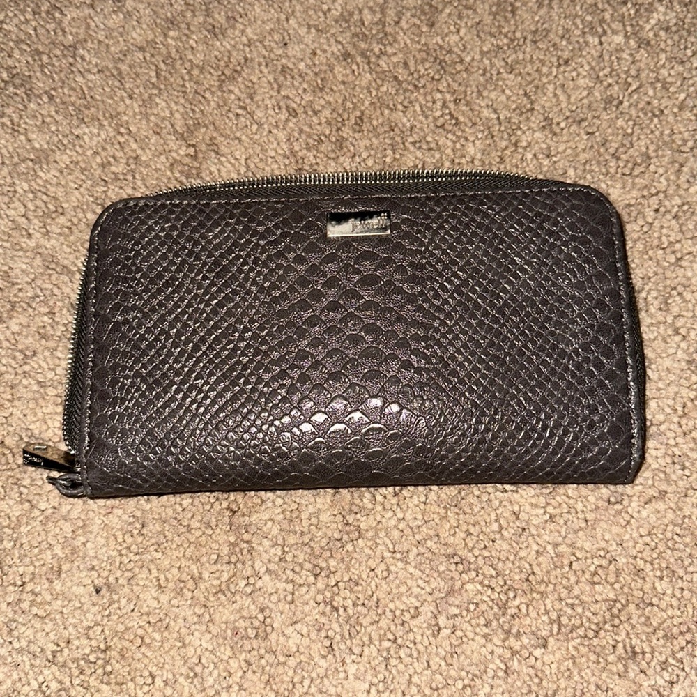 Thirty-On All About The Benjamin’s Wallet City Charcoal Snake - Gray